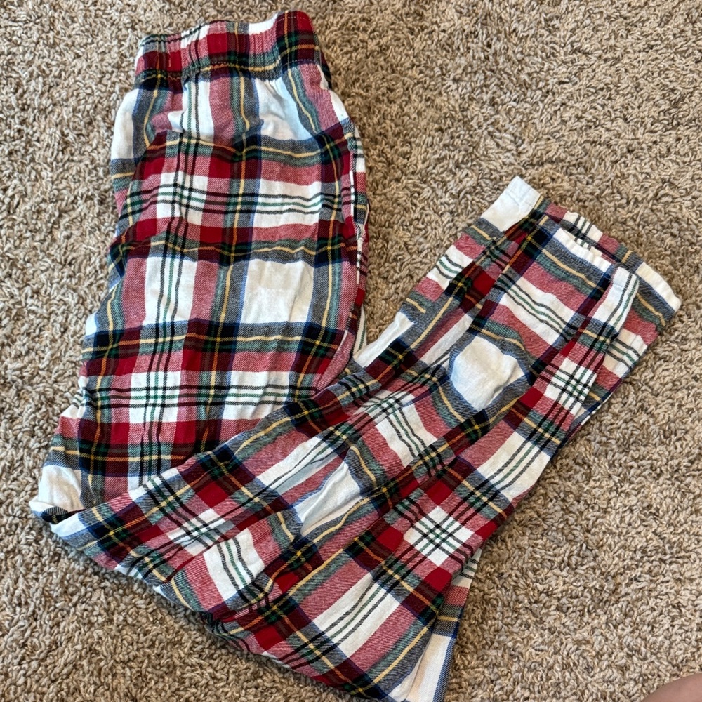 Old Navy Plaid Pajama Bottoms - Red, White, Blue
